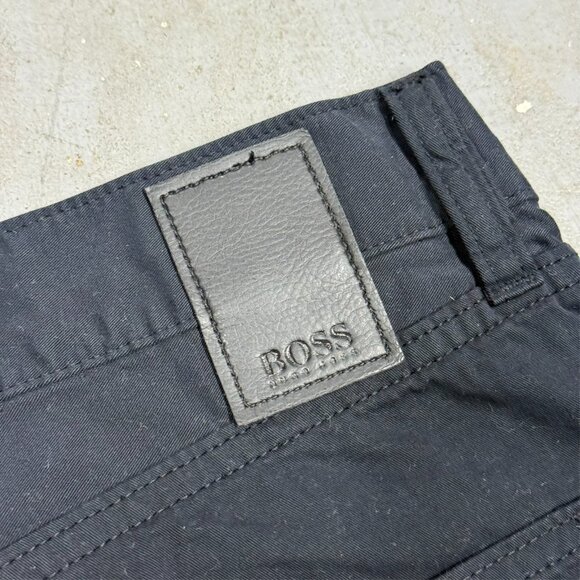 Hugo Boss Nebraska Twill Cotton Pants Black 34x32 - Picture 10 of 10